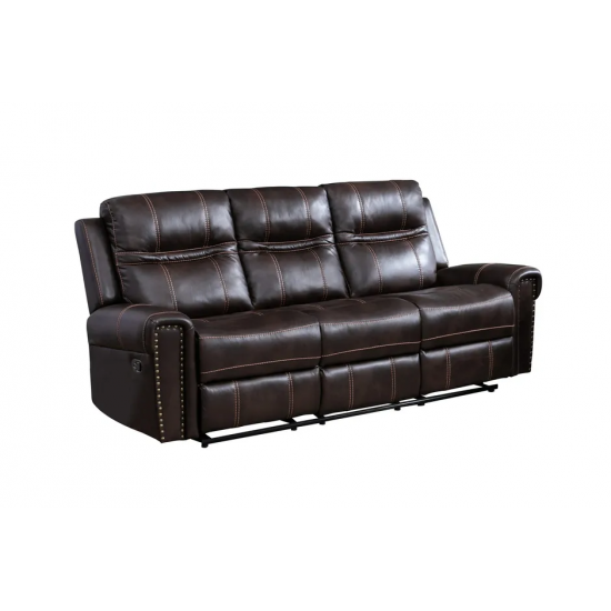 Sofa inclinable Emerson 99927BRW (Brun)